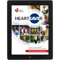 AHA Heartsaver Instructor Manual eBook product image for Fast CPR Training Sites instructor training and compliance use